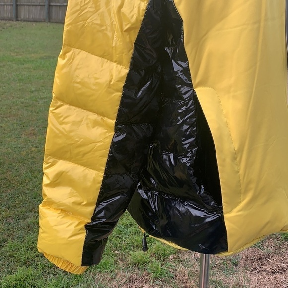 Body Glove WOMEN'S HOODED DOWN PARKA COAT YELLOW BLACK SIZE XL MSRP $350 - Picture 14 of 14